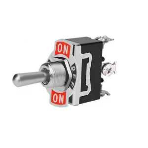KN3(C) 103 Medium Toggle Switch ON OFF ON SPDT 3P with 3 Screw Terminals 20A Max. Current Metal 250VAC