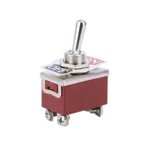 KN3(C) 201 2PDT ON OFF 12.2mm Mounting Hole 6A 1221 Toggle Switch