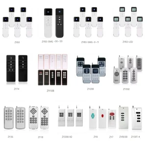 KONST Factory Lowest Price Products Catalog Multi button RF Remote Control RF Wireless Remote Radio Frequency Remote Controller