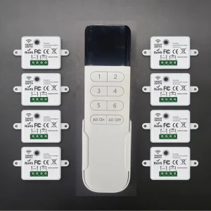 KONST One-to-Many Street Lamp Remote Control Switch 433 Wireless Controller ZK-AC02 23A12V Battery for Supermarket