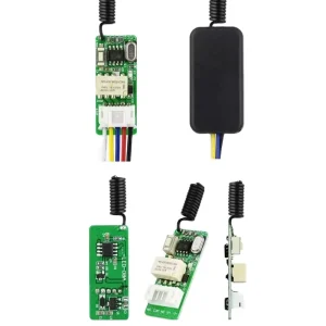 KONST RF 433MHz 315MHz Remote Control Switch 4 Buttons Small LED Controller for Garage Door DC3.5V-12V 100m Range Rolling Code