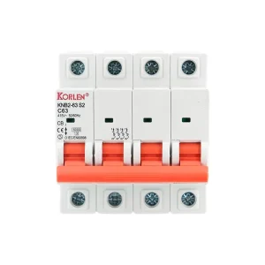 KORLEN 40 Miniature Circuit Breaker (MCB) AC 240V DIN Rail Mount PA66 Material