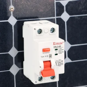 KORLEN B Type RCCB 63A Superior Safety Electrical Equipment Residual Current Circuit Breaker