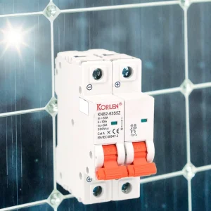 KORLEN C32 6KA 2P 32A DC Industrial Use 500V Low Voltage Breaker Miniature Circuit Breaker