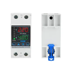 KP3 80VA 6kVA 2P 40A 63A 80A AC220V DC 85 300V 50 60Hz Din Rail Single Phase Copper LED Display Custom Adjustable