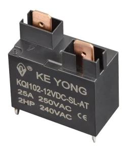 KQI 102F Miniature Relay 4-Pin NO 25A 250VAC Air Conditioners Smart Water Heaters Relay 897wp High Power Relay
