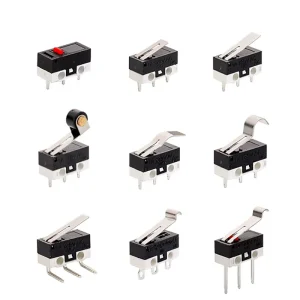 KW10 125V 3Pin SPDT Limit Micro Switch Long Hinge Lever Momentary Push Button Micro Limit Switch