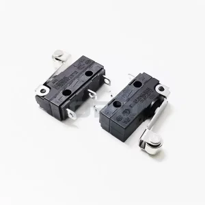 KW12 3 Microswitch Roller Lever Arm Micro Limit Switch Normally Open Close Limit Switch Black