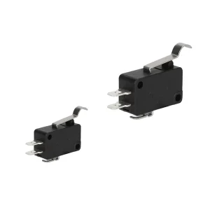 KW3 6A 4A Plastic Plunger Micro Limit Switch 2 Pins SPDT Micro Switch TUV CQC CE Certified