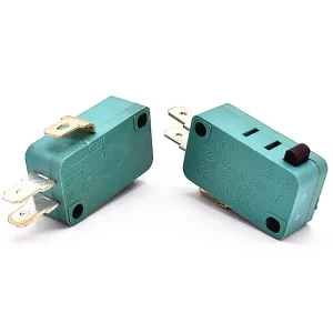 KW7 Green Sensitive Switch 3 Pins Limit Switch 16/5 A 250V Reset Micro Switch NO or NC