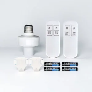 KY DT01 E27 Wireless Remote Control Lamp Head Set Smart Home System Smart Timer Switch 30m Range Compatible Systems