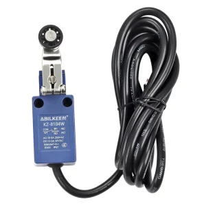 KZ 8104W Waterproof Limit Switch Adjustable Roller Lever Travel Switch 5A 250VAC Pre wired Cable Limit Micro Switch