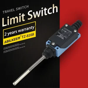 KZ 8168 Limit Switch Flexible Spring Rod Lever 1NO1NC Micro Travel Switch ME 8168 AZ 8168 Mechanical Position Limit Switch