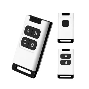 Key Fob RF 433MHz Remote Control Wireless Data Transmitter for Smart Home Automation and Multi Channel Control Switch