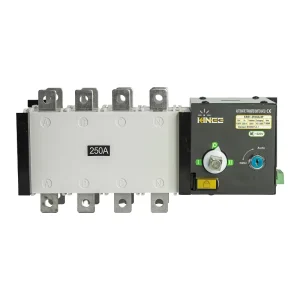Kinee Automatic Changeover Switch 4 Pole Dual Power Automatic Transfer Switch 4P 250A ATS Changeover Switch For Generator