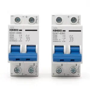 Kinee DZ47 63 White AC DC Miniature Circuit Breaker High Breaking Capacity 6KA Mini MCB for Photovoltaic System 1P 2P 3P 4P