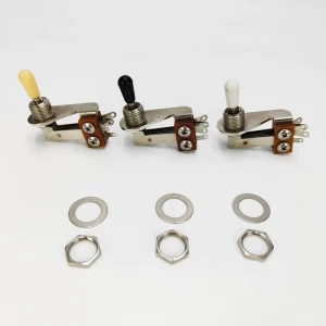 L shaped 3 Way Pickup Selector Toggle Switch for LP IBZ PRS Electric Guitar 3 Position Rotary Tone Gear Switch Accessory