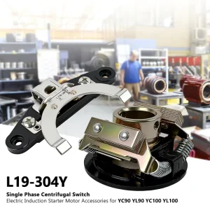 L19 304Y 1 Single Phase Mechanical Centrifugal YC90 YL90 YC100 YL100 Low Rpm AC Electric Induction Starter Motor Kit 30A