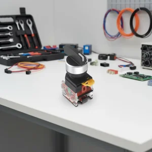 LA36A XB 22MM 2 3 Position Selector Switch Black Red Green Handle 250V 10A IP40 Screw Terminal Industrial Automation Instrument