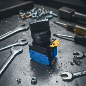 LA36M X 22MM Plastic Ring Head Selector Switch YJ139 LA38 1NO1NC 250V IP40 Screw Terminal CE CCC 10A