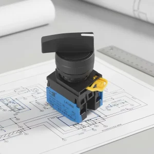 LA36M XB 22MM Plastic Selector Switch 2 3 Position Black Red Green Handle IP40 250V 10A Industrial Automation Machinery