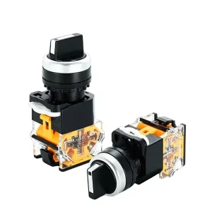 LA38 11X 2 22mm Rotary Selector Switch 2 3 Position Latching Self locking Electric Knob Push Button Switch 10A 220V