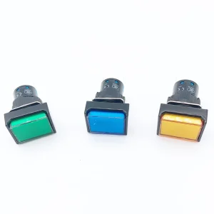 LAY50-16A-D/LAY50-16AJ-D 6V 12V 24V 48V 110V 127V 220V Diameter 16mm Rectangle Rectangular Pilot Lamp Light Indicator