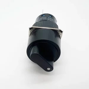 LAY50 16AY 11X Diameter 16mm Round Head Rotary Knob Switch 1NO 1NC Two position Plastic Turn Button Selector