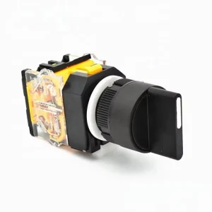 LAY50 22C 11X 22mm Selector Button Common Knob Momentary Self reset or Maintained Latch Self lock LA38 11X Rotary Switch