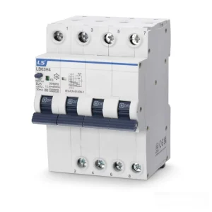 LB63H4 4P D25 RCBO Residual Current Circuit Breaker With Overcurrent Protection 30mA D Curve CE KC Factory Stock
