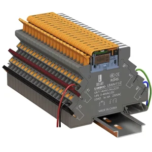 LBJ6A 6mm Ultra Thin Electromagnetic Relay 6A 1NO1NC Slim Interface Relay with LED Indicator DIN Rail Mount 3V 48V Relay