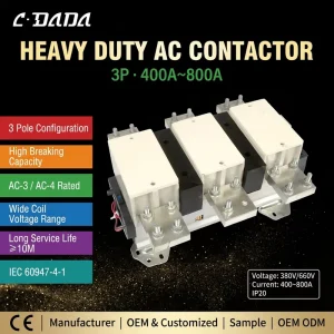 LC1-F115 AC Contactor Magnetic Contactor 3P/4P 220VAC