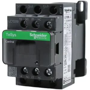 LC1D Series 09A 220V 50/60Hz AC Electric Contactor Black