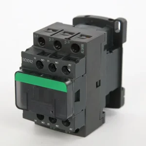 LC1D12 3 Pole AC Magnetic Contactor 12A 220V or 380V with 2NO 2NC Auxiliary Contacts for Motor Control Industrial Automation