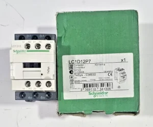 LC1D12 P7 Contactor 25A 75HP 3 Pole 230VAC 5060Hz