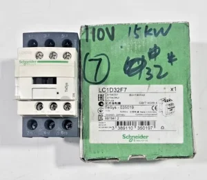 LC1D32 F7 50A 20HP 3P Coil 110VAC 5060Hz Contactor