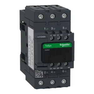 LC1D40AE7 CONTACTOR 40A 3P 48V 1NO1NC