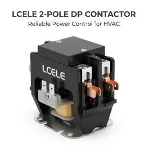 LCELE CJX9 Series 3P AC 9-630A Air Conditioning Contactor with 50/60Hz Frequency Din Rail Mounting for Industrial Automation
