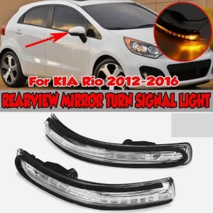 LED Mirror Turn Signal Light for Kia Rio OEM 87624 1W000 87614 1W000