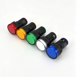 LED Power Indicator Lamp AD16 22DS General Pilot Lamp 12V 24V 220V Red Green Yellow Blue White Plastic Signal Indicator Lights