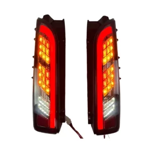 LED Red Rear Lights Running Tail Lamp Replacement Assemblies for Hiace 200 Series