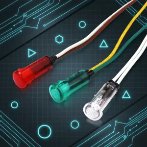 LED Signal Lights Customized Colored Indicator Lights with Wires