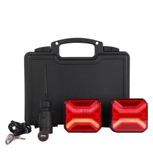 LED Wireless Magnetic Rear Lighting Kit 6 Functions Stop Tail Indicator License Plate Warning Reflector