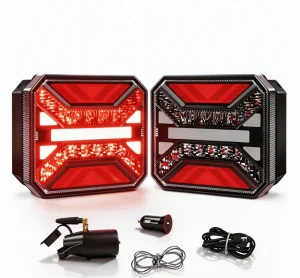 LED Wireless Trailer Tail Lights Kit 12-24V Magnetic E9 Waterproof Rear Light Turn Signal Indicator Brake Stop Lamp