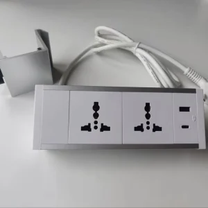 LEGA Desk Clamp Power Strip Type C Drill Free Surge Protection Universal Power PD 20W Fast Charging Wireless Charger OEM ODM