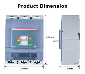 LKM3-800L 800A 3P/4P 20kA Thermal-Magnetic Electronic Trip Unit MCCB 690V 50/60Hz