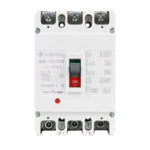 LKXM1 250 3300 AC 600V 400V 3P Electric Moulded Case Circuit Breaker MCCB