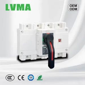 LMGL Three Phase 400V 63A-3150A 3/4 Pole Load Isolation AC Isolators Disconnectors Load-Break Switches Copper Plastic