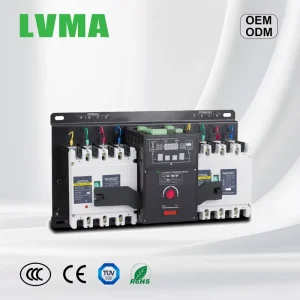 LMQ2CB 63-1250A Automatic Transfer Switching (ATS) Controller CB Class Circuit Breaker Dual Power AC Voltage Changeover Switches