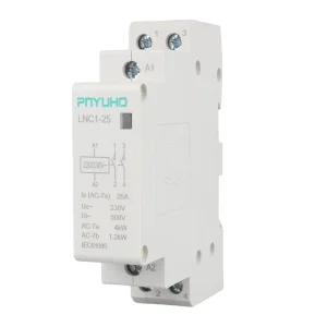 LNC1 Modular AC Contactor 220V 230V Home Electrical Contactor 1.2P Capacity